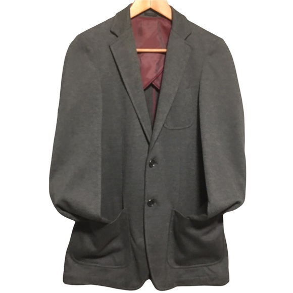 Soft Cotton blazer by report collection S 36 R dark charcoal gray EUC - Picture 2 of 10